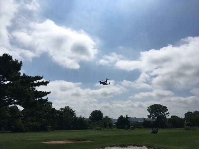 Living under helicopters