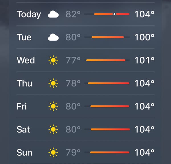 Surviving the summer